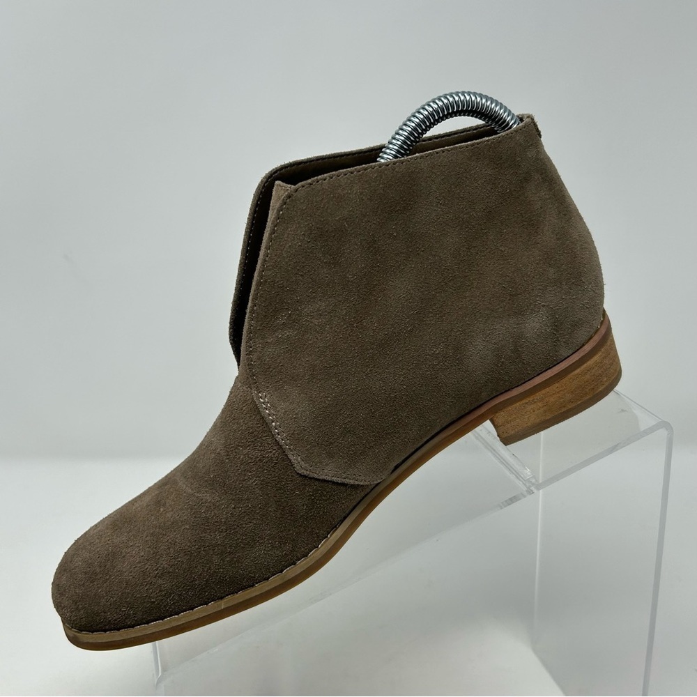 Blondo Verona Tan Suede Waterproof Leather Slip On Ankle Boots Size 7 - Picture 3 of 13